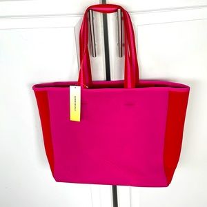 SummerSalt Pink and Red Neoprene Tote